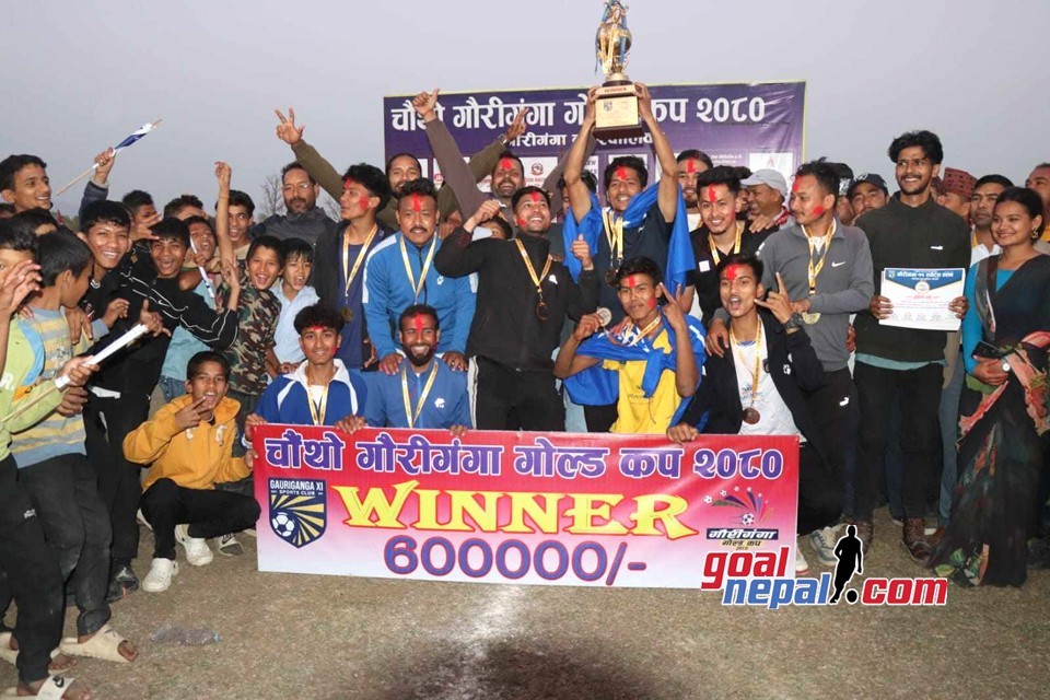 Kailali: Star City Boys Union Club Clinches Title Of 4th Gauriganga Gold Cup